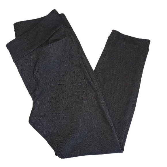 Dalia Pull-On Black Pant W/ Tummy Control Panel Midrise Narrow Leg Women's SZ L - Picture 1 of 13